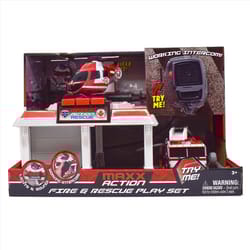 Sunny Days Maxx Action Rescue Vehicle Playset Garage Multicolored