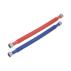 Eastman 3/4 in. FIP X 3/4 in. D FIP 24 in. Stainless Steel Water Heater Supply Line