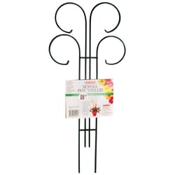 Bosmere 18 in. H X 8 in. W Green Coated Wire Planter Trellis