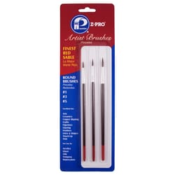 Premier Z-Pro Round Artist Paint Brush Set