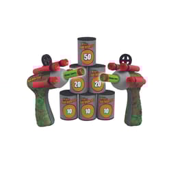 Zing Air Hunterz Double Shotz Target game Multicolor 8 pc