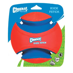 Chuckit! Blue/Orange Rubber Kick Fetch Ball Dog Toy Small 1 pk