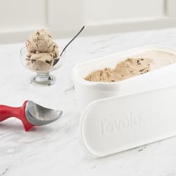 Tovolo Glide-A-Scoop White Plastic Ice Cream Tub 2.5 qt