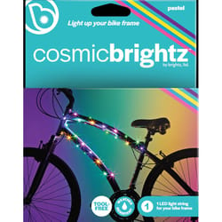 Brightz Cosmic Brightz Pastel LED Bicycle Frame Light Kit ABS Plastic, Silicone/Rubber, Iron, Electr