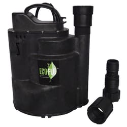 Eco-Flo SUP Series 1/2 HP 2520 gph Thermoplastic Switchless Switch Submersible Utility Pump