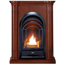 ProCom 40 in. W 400 sq ft Walnut Contemporary Gas Fireplace