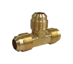 JMF Company 5/8 in. Flare X 5/8 in. D Flare Brass Reducing Tee