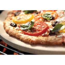 Outset Cordierite Pizza Grill Stone 16.5 in. Beige