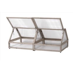 VegTrug Cold Frame Gray 71 in. W X 30 in. D X 26 in. H Greenhouse