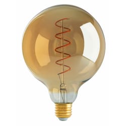 Satco G40 EX39 (Mogul) LED Bulb Amber 25 Watt Equivalence 1 pk