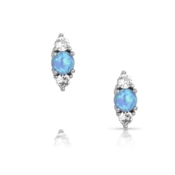 Montana Silversmiths Women's Delicate Moonlight Blue/Silver Earrings