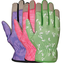 Bellingham Women's Performance Gardening Gloves Assorted L 1 pk