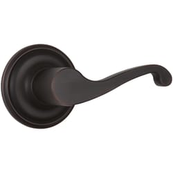 Brinks Push Pull Rotate Glenshaw Oil Rubbed Bronze Passage Lever 1.75 in.