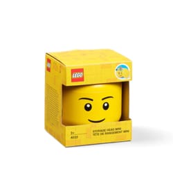 LEGO Large Boy Storage Head Yellow