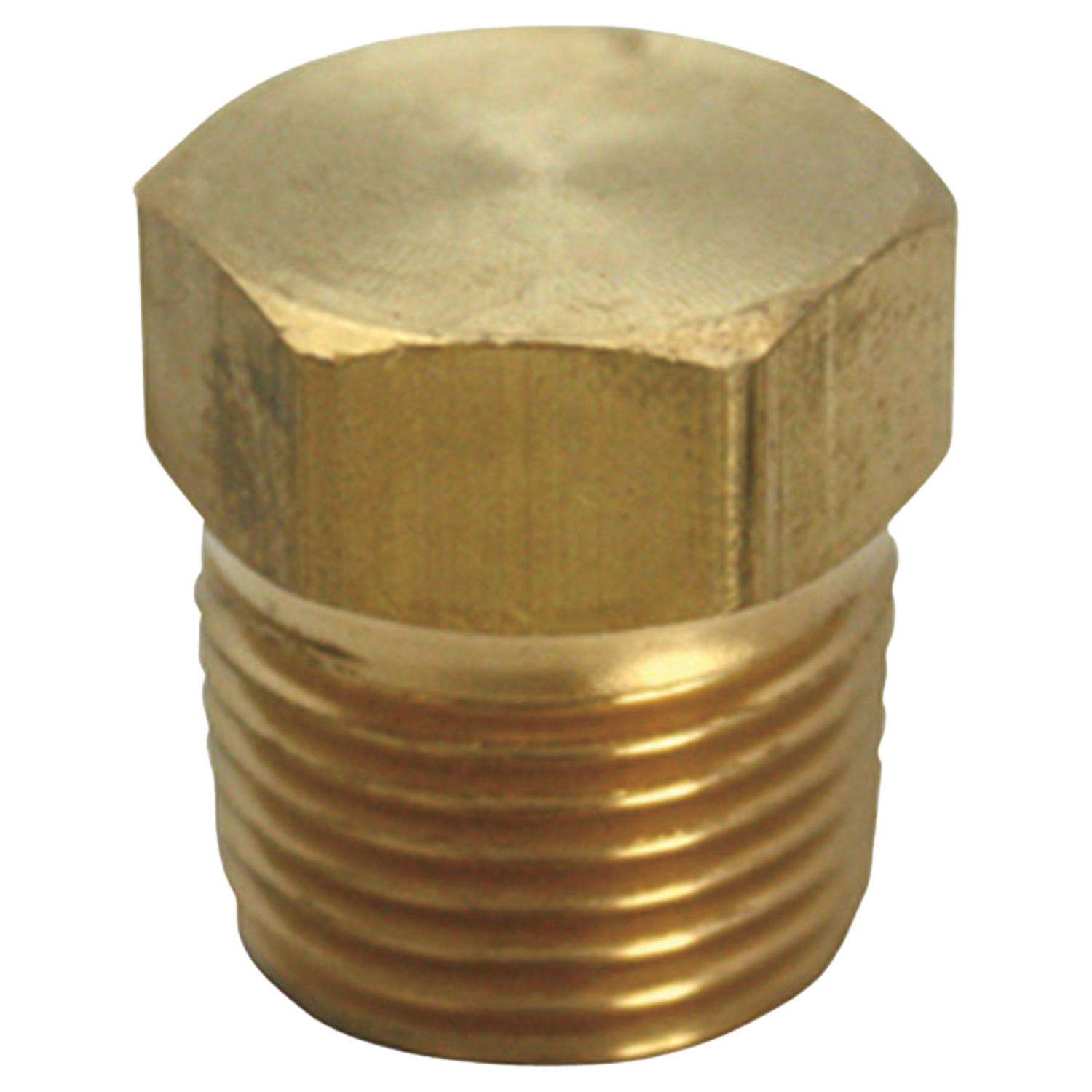 3/8 in. MPT Brass Hex Head Plug Ace Hardware