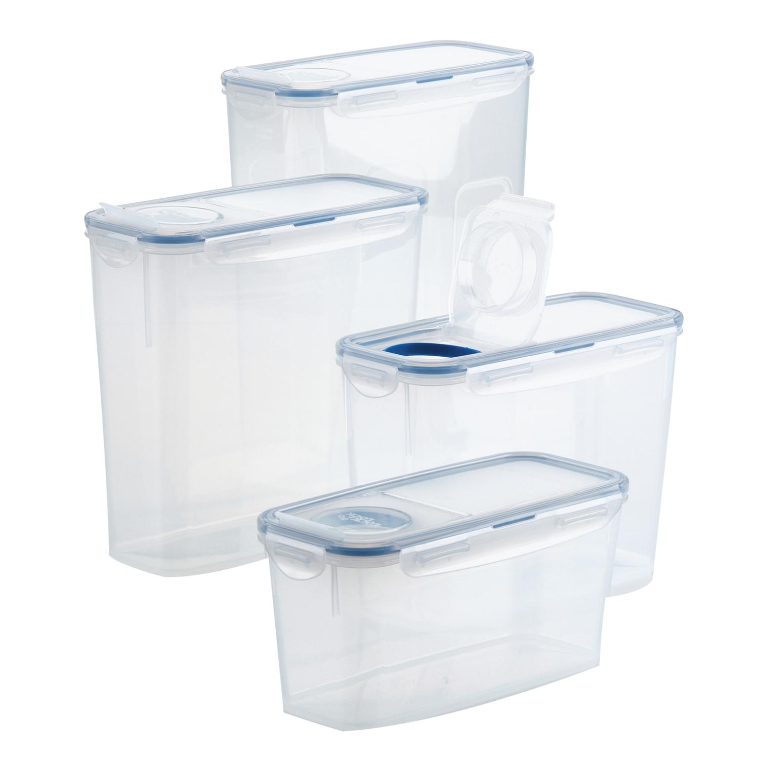 Lock & Lock Easy Essentials Clear Food Storage Container Set 1 pk Sansujyuku sansujyuku.com