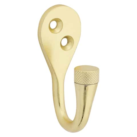 National Hardware Cup Hook, Solid Brass, 1-1/2 In., 2-Pk