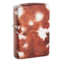 Zippo Brown Cow Print Lighter 1 pk