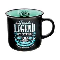 Pavilion Legends of the World 13 oz Black/Teal BPA Free Friend Mug