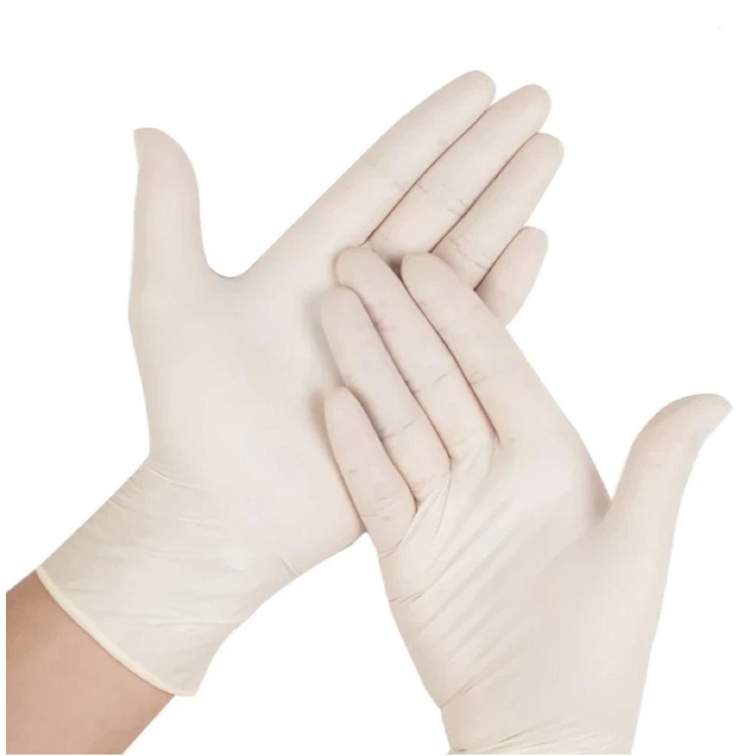 clear medical gloves