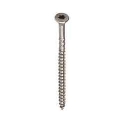 GRK Fasteners R4 No. 10 in. X 3-1/8 in. L Star Flat Head W-Cut Multi-Purpose Screws