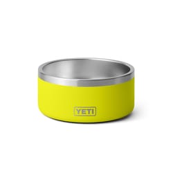 YETI Boomer Firefly Yellow Stainless Steel 4 cups Pet Bowl