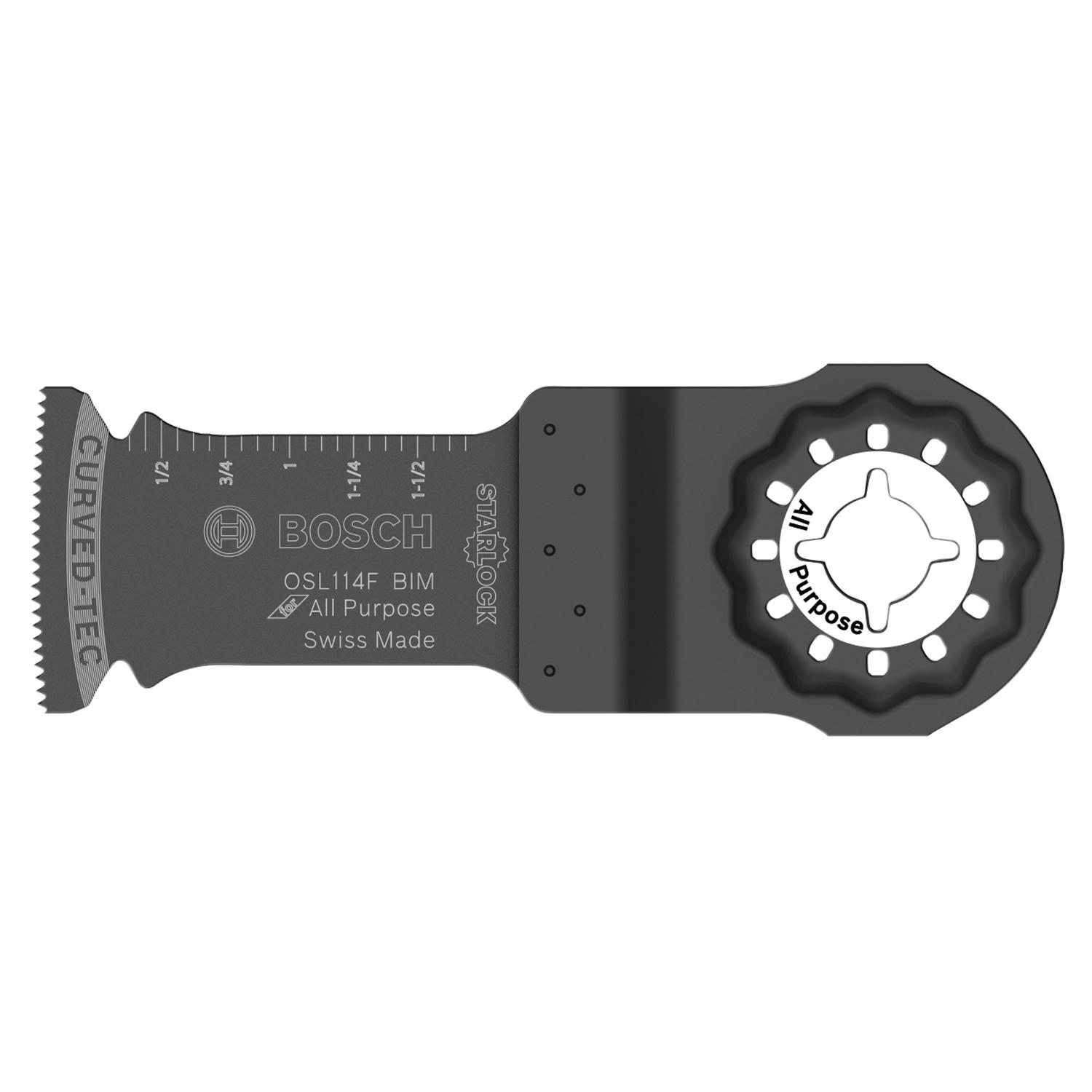 Bosch Starlock 1-1/4 in. X 4 in. L Metal Plunge Blade 3 pk Sansujyuku sansujyuku.com