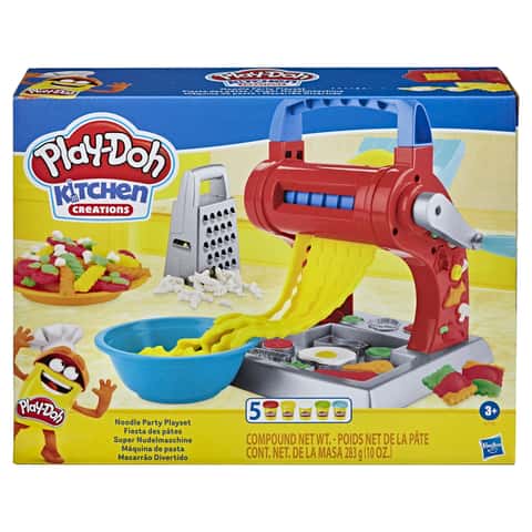  Hasbro Play-Doh For Modeling 4-Pack of Colors 16 Ounce Total -  Red, Yellow, White and Blue : Toys & Games