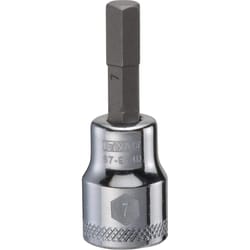 DeWalt 7 mm X 3/8 in. drive Metric Hex Bit Socket 1 pc