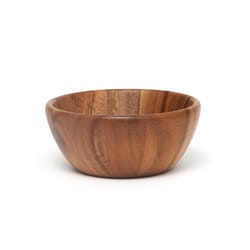 Lipper International Natural Acacia Wood Flair Flared Bowl 6 in. D 1 pc