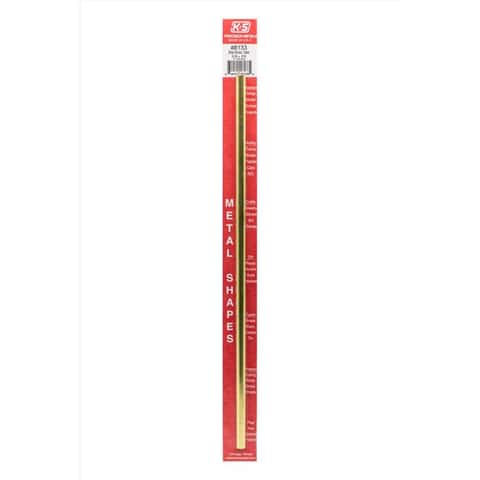 K&S 5/16 in. D X 1 ft. L Round Brass Tube 1 pk K&S 5/16 in. D X 1 ft. L Round Brass Tube 1 pk