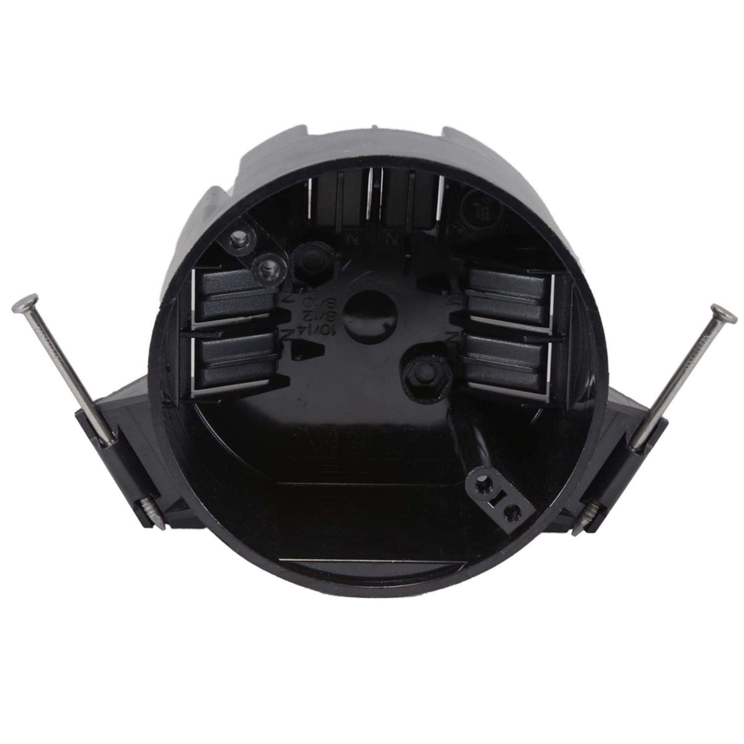 Cantex New Work 20 cu in Round Polycarbonate Ceiling Box Black - Ace ...