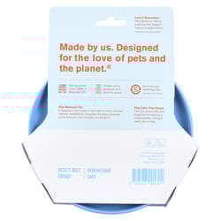 West Paw Zogoflex Blue Zisc Disc Plastic Frisbee Small 1 pk