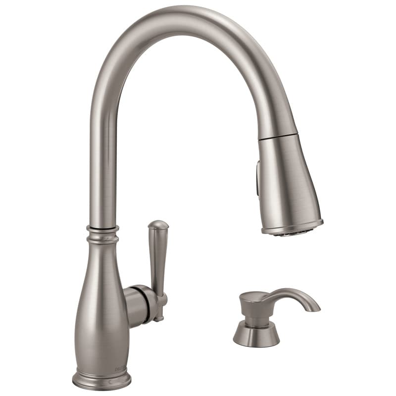 Delta Charmaine Pull-Down Stainless Spray Kitchen Faucet 19962Z-SSSD-DST