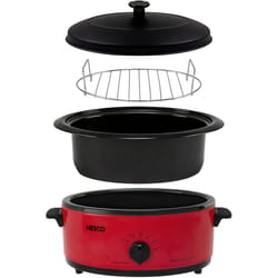 Nesco Red Porcelain 6 qt Roaster Oven 9 in. H X 15 in. W X 16 in. L