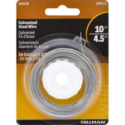Hillman 100 ft. L Galvanized Steel 24 Ga. Hobby Wire
