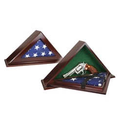 Personal Security Products Peace Keeper Mahogany Wood Concealment Flag Case
