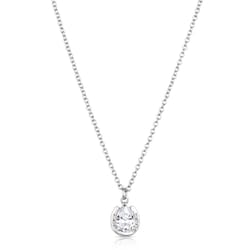 Montana Silversmiths Women's Lucky Trot Crystal Silver Necklace