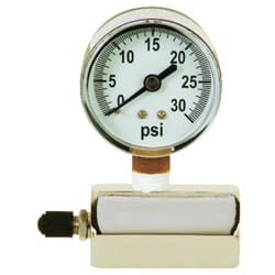 Sioux Chief 2 Inches in. Polycarbonate Pressure Gauge 30 psi