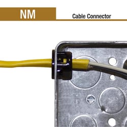 Sigma Engineered Solutions ProConnex NM Cable Cable Connector 3/8 in. D 1 pk