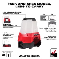 Milwaukee M18 Radius 2200 lm LED Battery Hanging Hook Work Light