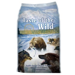 Taste of the Wild Pacific Stream Adult Smoked Salmon Dry Dog Food Grain Free 28 lb