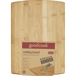 Good Cook 10 in. L X 14 in. W Bamboo Cutting Board
