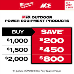 Milwaukee M18 FUEL 2827-22 Dual Battery 20 in. Battery Chainsaw Kit (Battery & Charger)