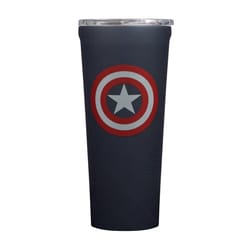 Corkcicle 24 oz Blue BPA Free Marvel Insulated Tumbler