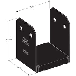 Simpson Strong-Tie APVB 6 in. H X 5.5 in. W 16 Ga. Steel Adjustable Post Base