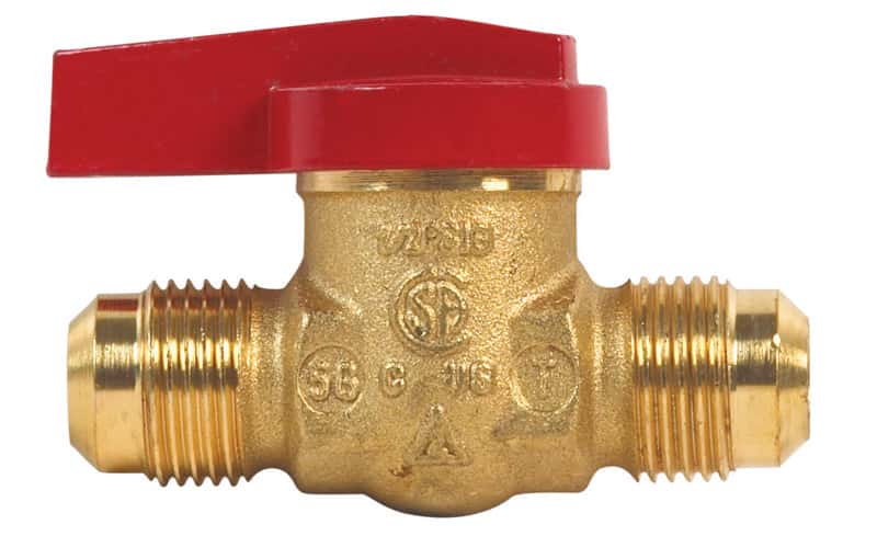 B&K ProLine 1/2 in. Brass Flare Gas Ball Valve Ace Hardware