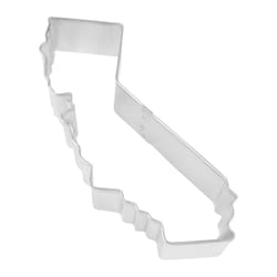 R&M International Corp 2 in. W X 5 in. L California State Cookie Cutter Silver 1 pc