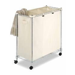 Whitmor Supreme Silver Steel Laundry Sorter