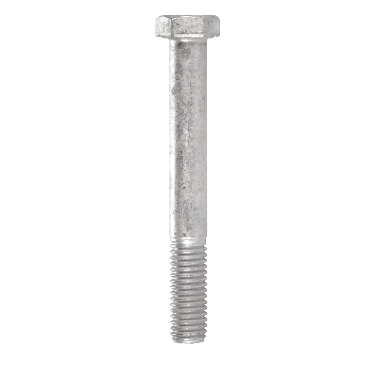 Hillman 1/2 in. D X 4 in. L Hot Dipped Galvanized Steel Hex Bolt 25 pk Hillman 1/2 in. D X 4 in. L Hot Dipped Galvanized Steel Hex Bolt 25 pk